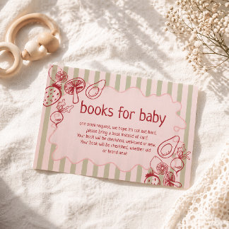 Drawn Locally Grown Farmer's Market Diaper Raffle Informatiekaartje