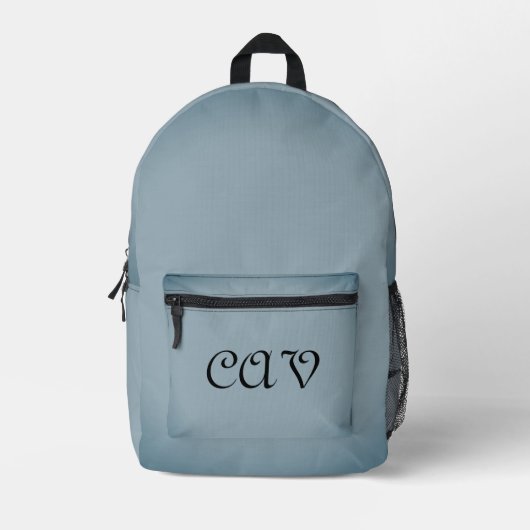 Drawstring Backpack Bedrukte Rugzak (Voorkant)