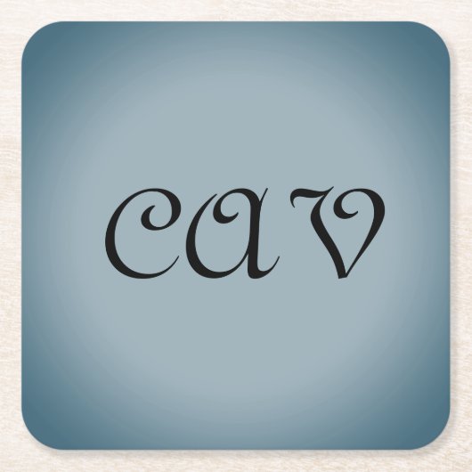 Drawstring Backpack Vierkante Kartonnen Onderzetter (Voorkant)