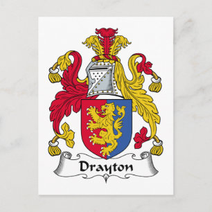 Drayton Family Crest Briefkaart