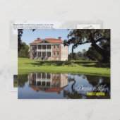 Drayton Hall, South Carolina Briefkaart (Voorkant / Achterkant)