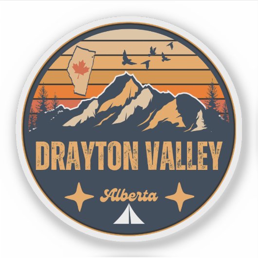 Drayton Valley, Alberta Sticker (Voorkant)