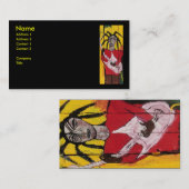 DREAD AS GUITARIST VISITEKAARTJE (Voorkant / Achterkant)