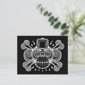 Dread Fezbeard Briefkaart (Staand voorkant)