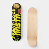 DREAD LOCK RASTA OFFICIEEL 7 3/4-inch skateboard (Voorkant)