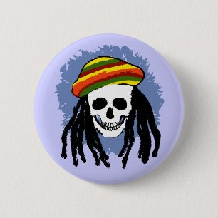 Dreadlock skop ronde button 5,7 cm