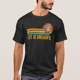 Dreadlocks Dreads Rastafari Rasta Leven Is Vreseli T-shirt