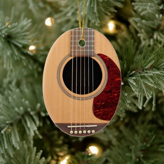 Dreadneen Acoustic 6 String Guitar Keramisch Ornament (Boom)