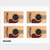 Dreadneen Acoustic 6 String Guitar Rechthoekige Sticker (Vel)