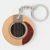 Dreadneen Acoustic 6 String Guitar Sleutelhanger (Achterkant)