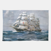 Dreadnked Sailing Clipper Theedoek (Horizontaal)