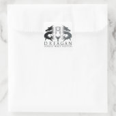 Dreagan Vierkante Sticker (Tas)