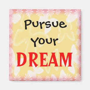 Dream-3 het Citaat van Word Motivatie Magnet Magneet