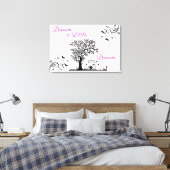 Dream A Little Dream Canvas Afdruk (Insitu (Slaapkamer))