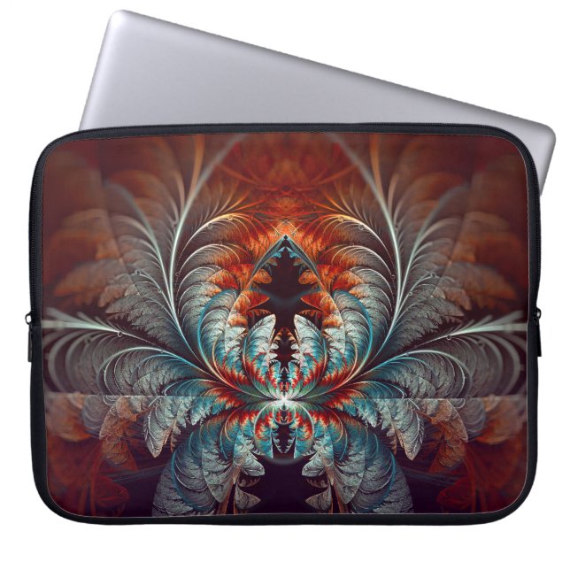Dream Abstracte fractal Art bevroren Laptop Sleeve (Voorkant)