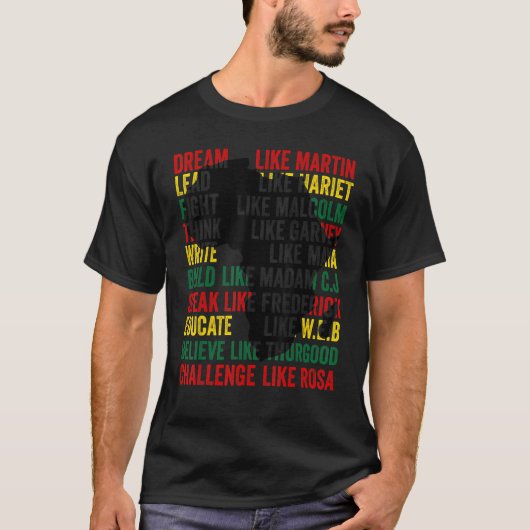Dream als Martin Lead, als Harriet Black History T-shirt (Voorkant)