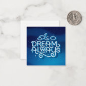 Dream Altijd / Stationery Note Kaart Notitiekaartje (Voorkant / Achterkant in situ)