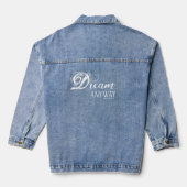 Dream Anyway Denim jas Jacket (Achterkant)