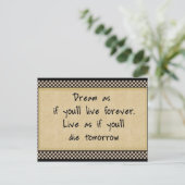 Dream As If : Cartes postales (Debout devant)