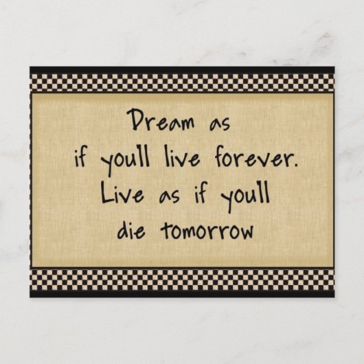 Dream As If : Cartes postales (Devant)