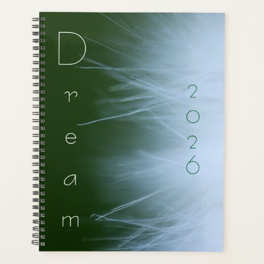 "Dream" avec Wispy Dandelion Fluff Arrière - plan (Devant)