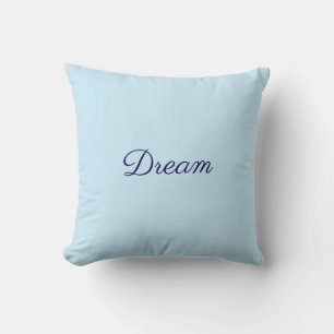 Dream baby blauw Sierkussen