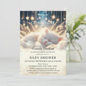 Dream Baby Cloud Negen Baby shower Kaart (Staand voorkant)