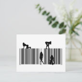 Dream Bar-code Briefkaart (Staand voorkant)