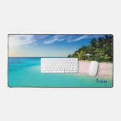 Dream Beach (persoonlijke naam) Yoga Mat (Keyboard & Muis)
