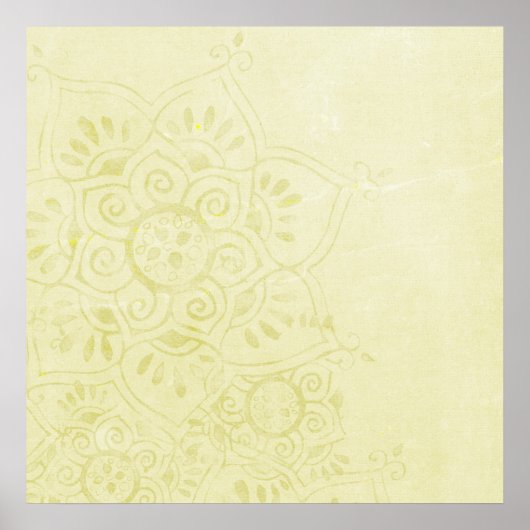 Dream Beige Backdrop Canvas Poster (Voorkant)