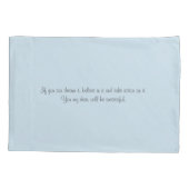 Dream Believe Action Kussensloop (Achterkant)