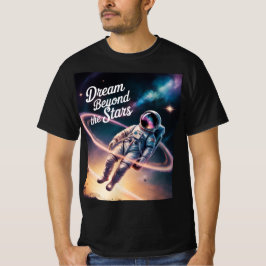 Dream Beyond The Stars - Astronaut zweeft door de T-shirt