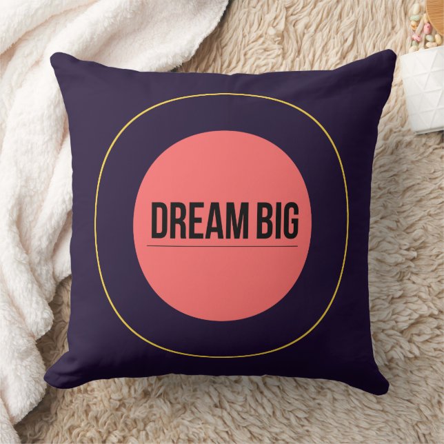 Dream Big - 90s Retro Throw Pillow | Maximalist   Kussen (Deken)