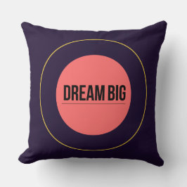 Dream Big - 90s Retro Throw Pillow | Maximalist   Kussen