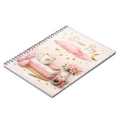 Dream Big Aesthetic Notebook 💖 Cute Pink Journal (Côté gauche)