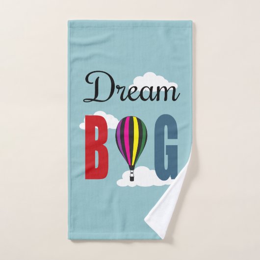 Dream big bad handdoek (Handdoek)