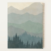 Dream Big Blue Boho Mountains Retro Planner (Dos)