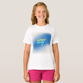 Dream Big Blue T-shirt (Voorkant volledig)