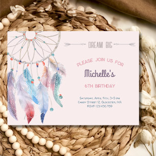 Dream Big Boho Dreamweaver Birthday Kaart