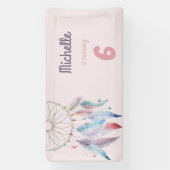 Dream Big Boho Dreamweaver Birthday Spandoek (Verticaal)