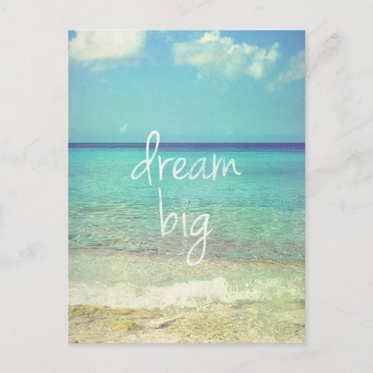 Dream big briefkaart (Voorkant)