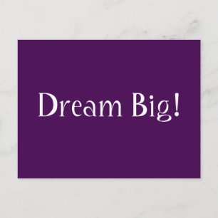 Dream Big! Briefkaart