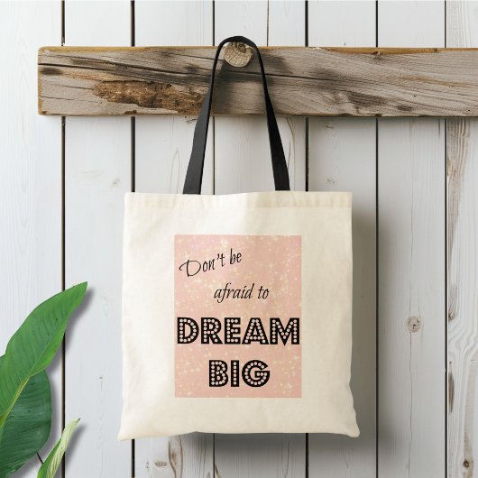 Dream Big Canvas tas