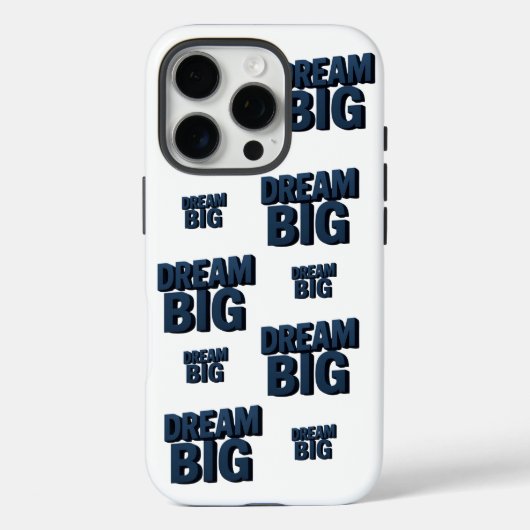 Dream Big Case-Mate iPhone Case (Achterkant)