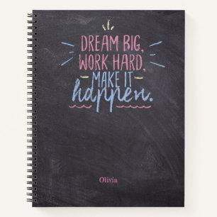 Dream Big Chalkboard Notitieboek