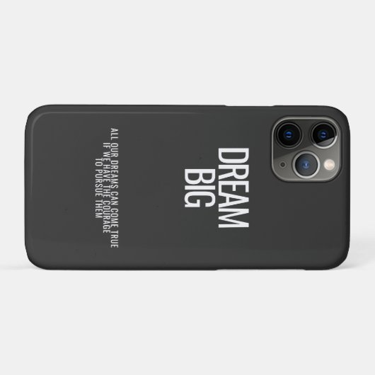Dream Big coque iphone (Dos (Horizontal))