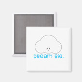 Dream Big Cute Kawaii Cloud Magnet (Recto/Verso)