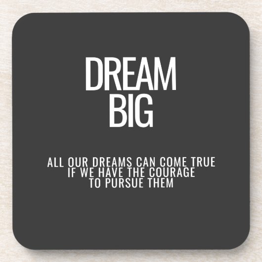 Dream Big Dessous de verre (Devant)
