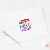 Dream Big - Faites-le arriver Sticker (Enveloppe)