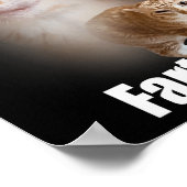 Dream Big Fart Loud Cat Meme Funny Saying  Poster (Hoek)